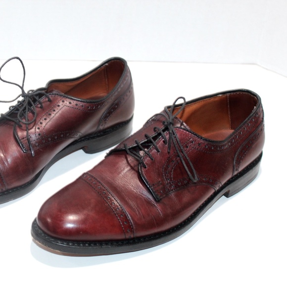ALLEN EDMONDS Townley Dress Perf Cap Toe Shoes 8D - Picture 3 of 9